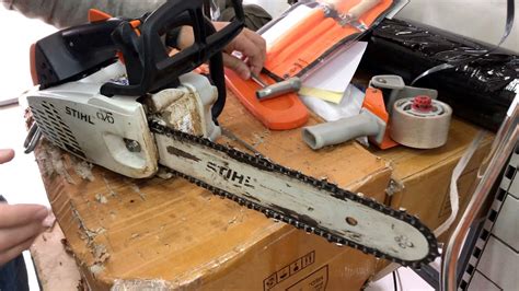 Espada Y Cadena De Tu Motosierra Stihl No Estan En Condiciones En Este