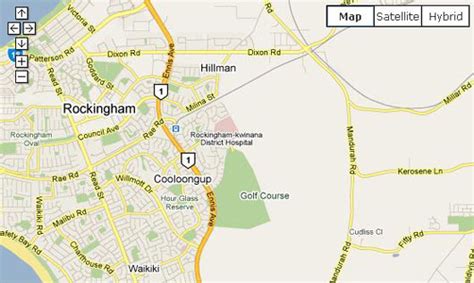 Rockingham Map - Australia