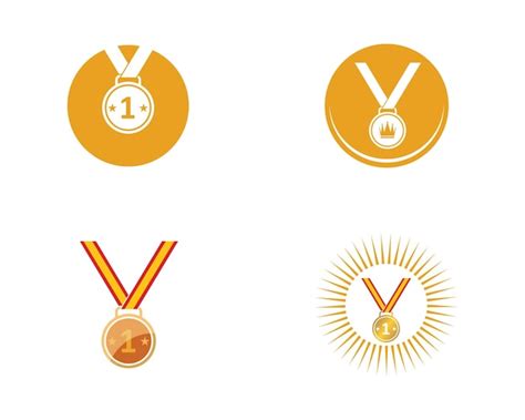 Premium Vector Medal Icon Vector Illustration Design