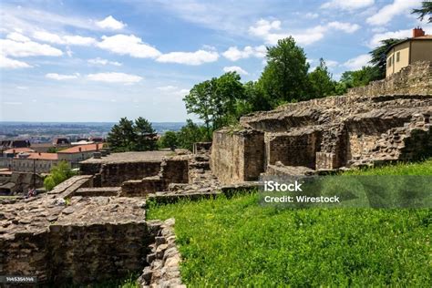 Roman Ruins Of The Theatre Gallo Romain De Lyon France Stock Photo