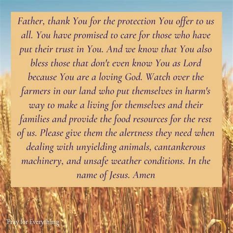 Powerful Prayers For Farmers