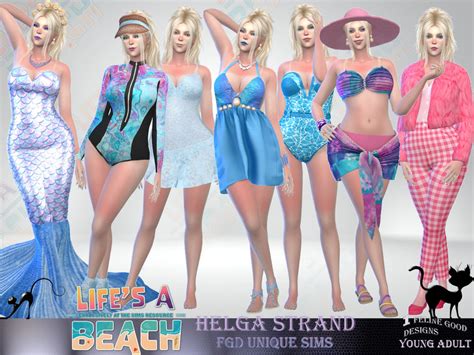 The Sims Resource Lifes A Beach Helga Strand