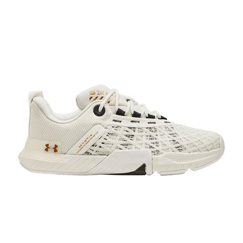 Under Armour Tribase Reign 5 Ivory Metallic Gold In White Lyst