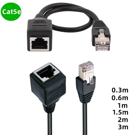 Cat5e Ethernet Extension Cable Rj45 Extender Male To Female