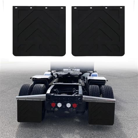 Amazon RILONH 24 X 24Inch Mud Flaps For Semi Trucks PVC Polymer