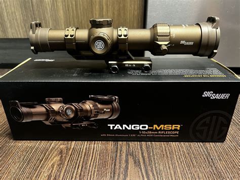 Sig Sauer Tango Msr X Mm Lpvo Rifle Scope Sotm Sfp Ebay