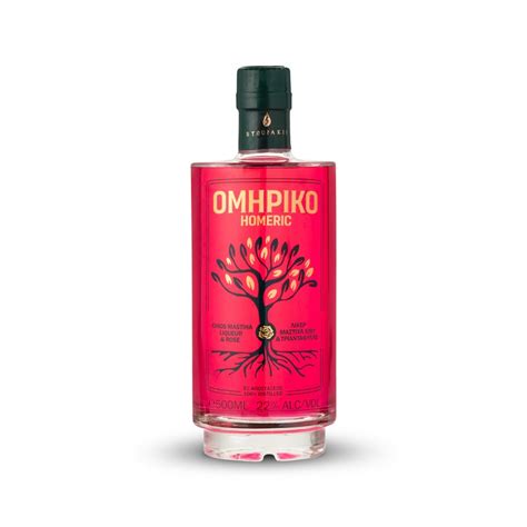 Homeric Mastic Rose Liqueur Stoupaki Distillery Ml