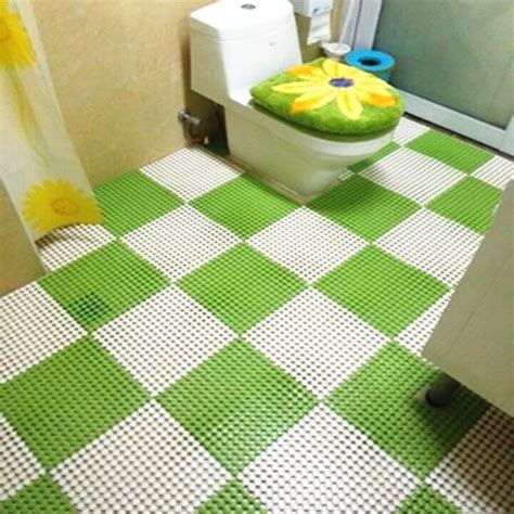 2017 NEW PVC Bathroom Mats Non Slip Bath Shower Mat Toilet Rugs and ...