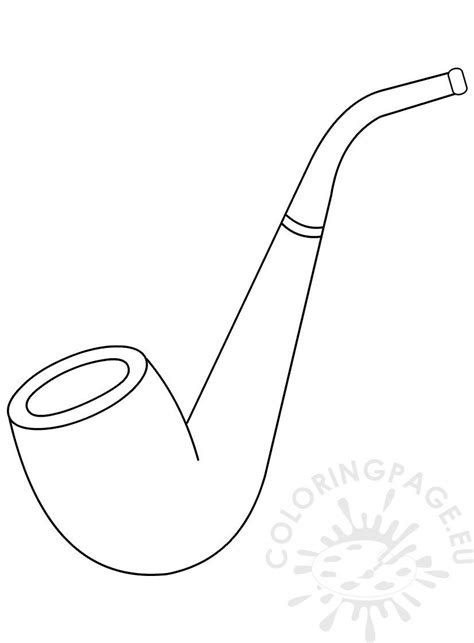 Tobacco Pipe Coloring Page Coloring Pages