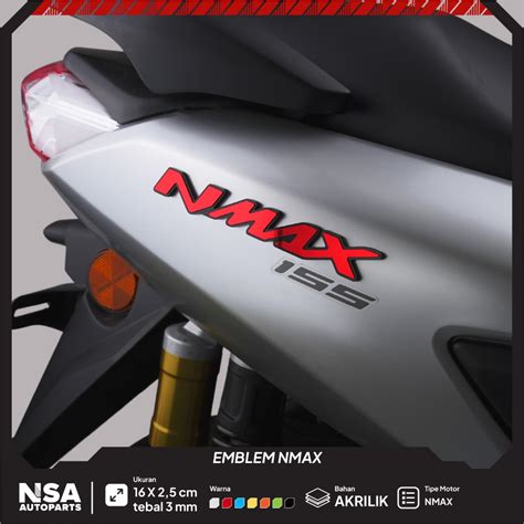 Jual Emblem Motor Nmax New Old Timbul Logo Nmax Timbul Pcs Emblem