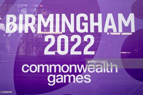 Signage For The Birmingham 2022 Commonwealth Games At The Smithfield