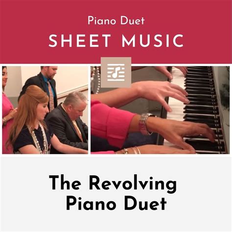 The Revolving Piano Duet Sheet Music Natalie Raynes Music