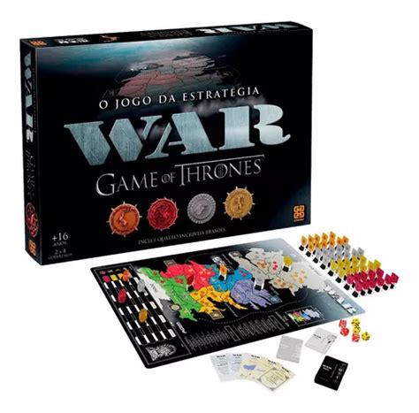 Jogo War Game Of Thrones Grow Tabuleiro Guerra Estratégia Nf Frete grátis