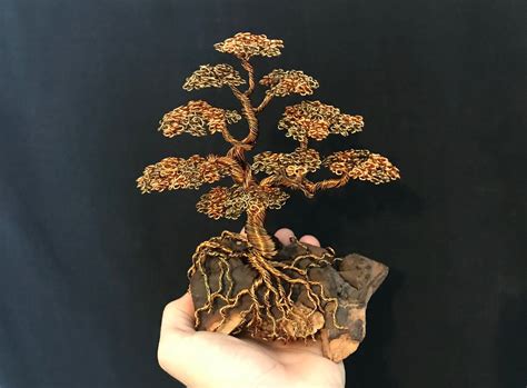 Andyelliottartworks Wire Tree Sculpture Bonsai Wire Wire Sculpture