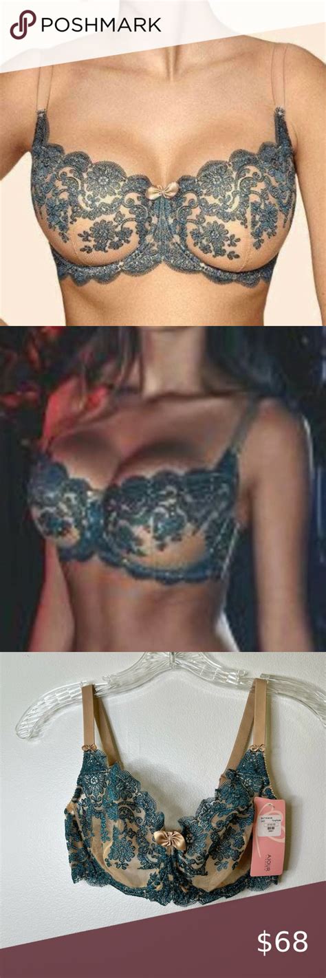 Ajour Amarula Bra Nude And Teal Lace D Fashion Clothes Design