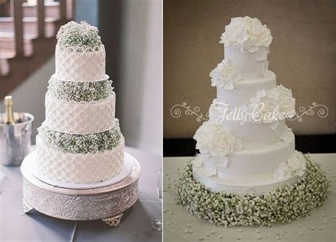 How To Put Baby S Breath Safely On Cake Wedding Cake Roses Babys