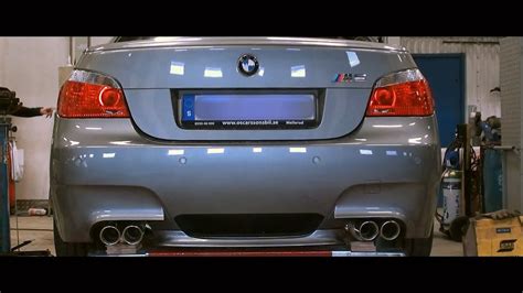 Bmw M5 E60 Insane Sound Custom Built Exhaust System Youtube