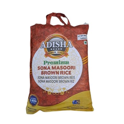 Adisha Brown Sona Masoori Rice Kg Sangamitra Bit Grocery