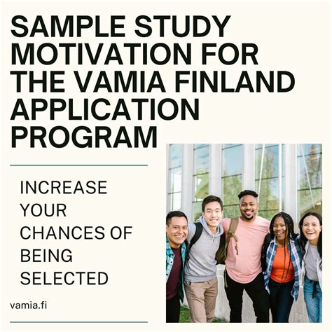 How To Write Vamia Finland Motivation Section Of The Online Application