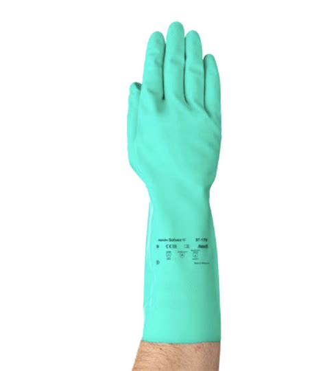 Ansell AlphaTec Solvex 37 176 Chemical Resistance Nitrile Glove With