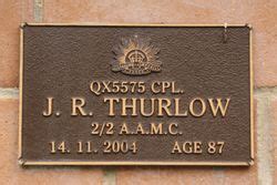 CPL John Robinson Thurlow 1917 2004 Find A Grave Memorial