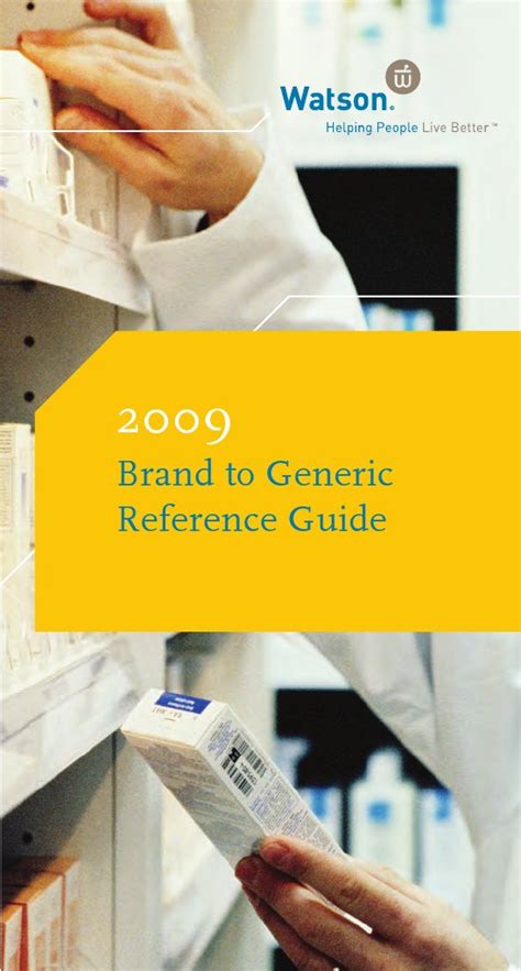 Brand to Generic Reference Guide 2009 | Organic Compounds | Functional ...