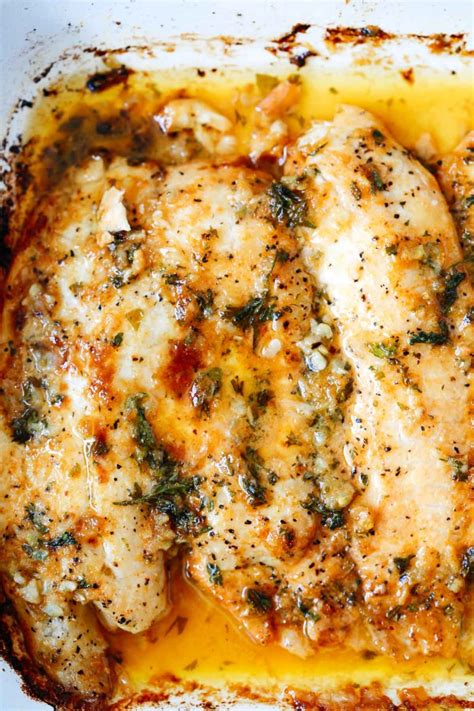 Baked Tilapia With Garlic Butter Primavera Kitchen