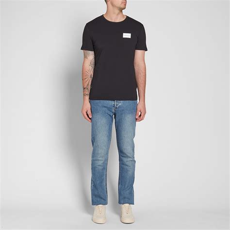 Calvin Klein Institutional Logo Tee Ck Black End