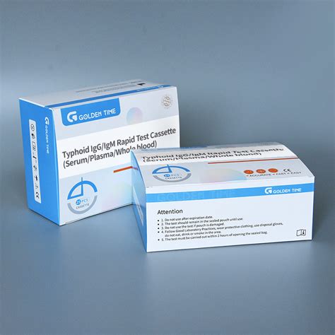 High Quality One Step Diagnostic Rapid Test Salmonella Typhoid Igg Igm