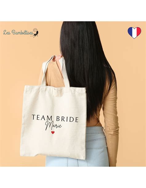 Tote Bag Personnalis Evjf Chic Les Bambetises