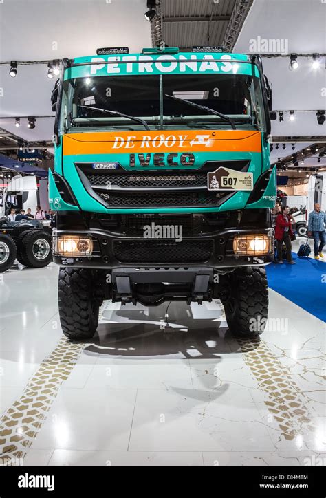 IVECO Dakar Race Truck At The 65th IAA Commercial Vehicles Fair 2014 In