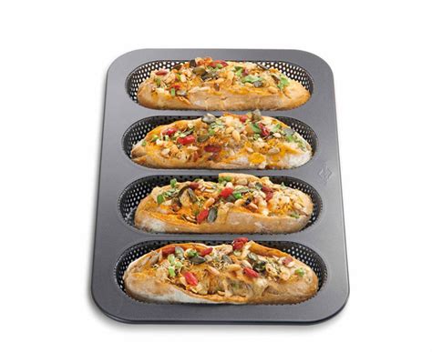 Форма для выпечки мини-багетов KUCHENPROFI, 35х22х3 см - купить по ...