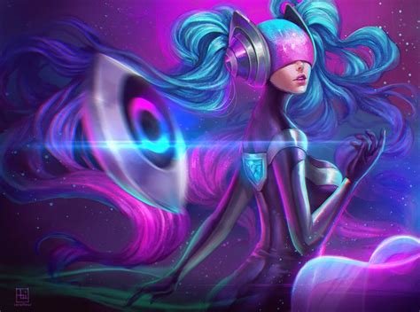 Dj Sona Ethereal League Of Legends Disney Fan Art Fan Art