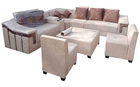 Rexin Wooden Seater L Shape Sofa Set At Best Price In Chandigarh Id