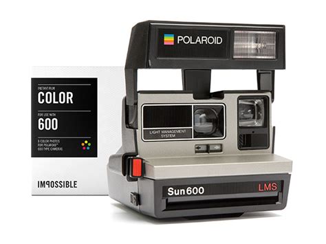 Polaroid 600 Camera and Instant Color Film Pack by Impossible Project