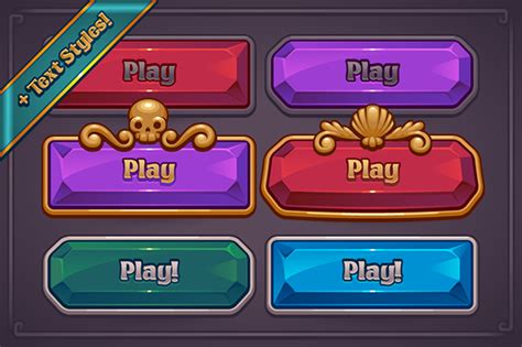 Fantasy Game Button Maker Behance