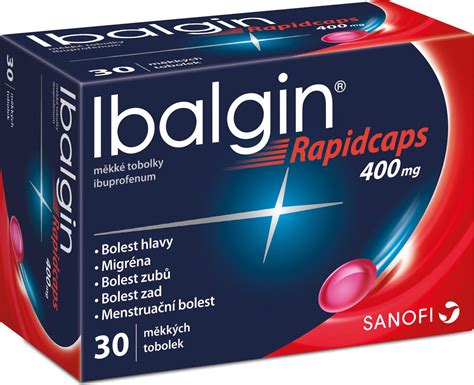 Ibalgin Rapidcaps 400 mg od 138 Kč Zbozi cz