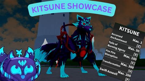 Kitsune Fruit Showcase Blox Fruits Youtube