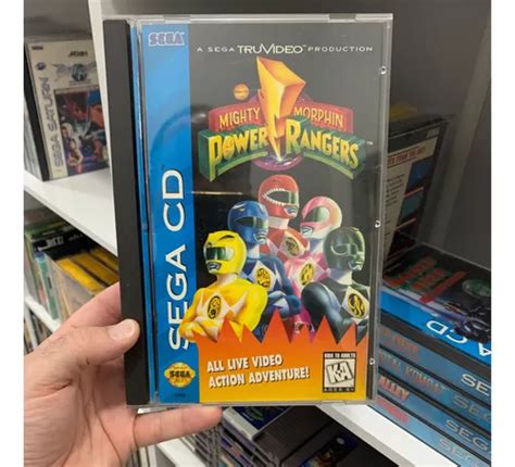 Power Rangers Sega Cd Jogo Original Completo Longbox