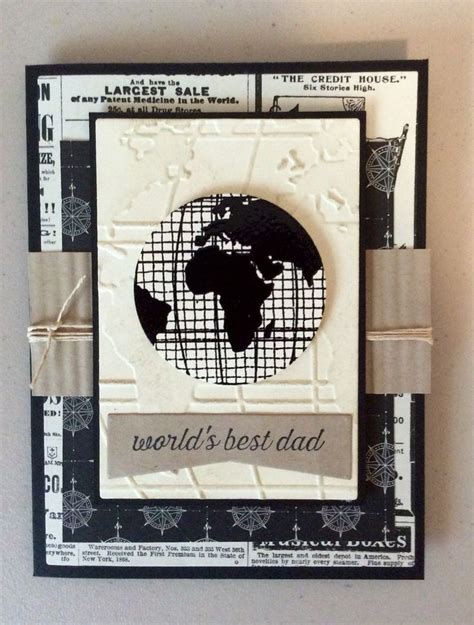 Stampin Up Going Global Father S Day Card By Melanie Ott Masculine