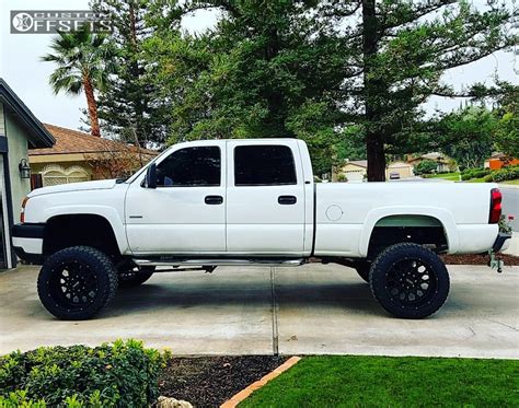 2006 Chevrolet Silverado 2500 Hd Wheel Offset Super Aggressive 3 5 Suspension Lift 6 291742