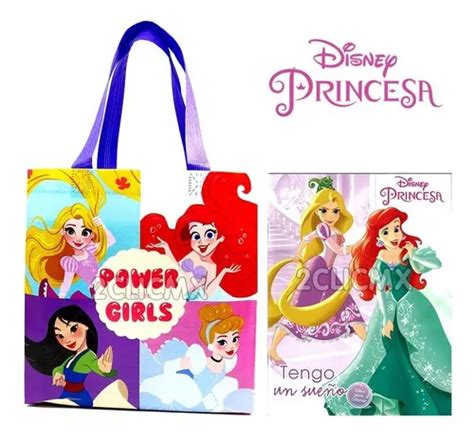 Bolsas Dulceros Libros Colorear Princesas Disney Env O Gratis