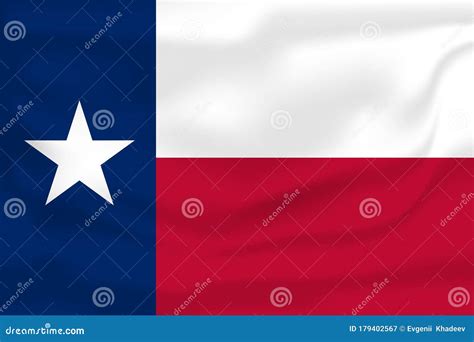 Waving flag of Texas stock illustration. Illustration of celebration ...