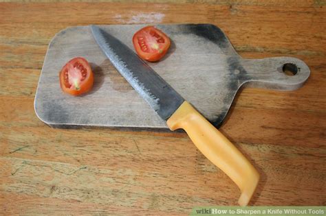 How To Sharpen A Knife Without Tools 8 Steps With Pictures