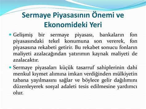 PPT SERMAYE PİYASASI ANALİZLERİ 2012 2013 Bahar Dönemi D ers Notları