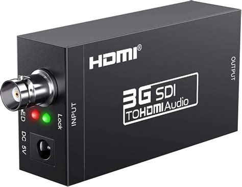 Amazon BLUPOW SDI to HDMI コンバーター 3G SDI HD SDI SD SDI to HDMI変換器 sdi