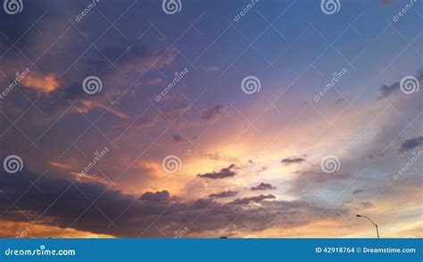 Arizona sunset sky stock photo. Image of dusk, sunset - 42918764