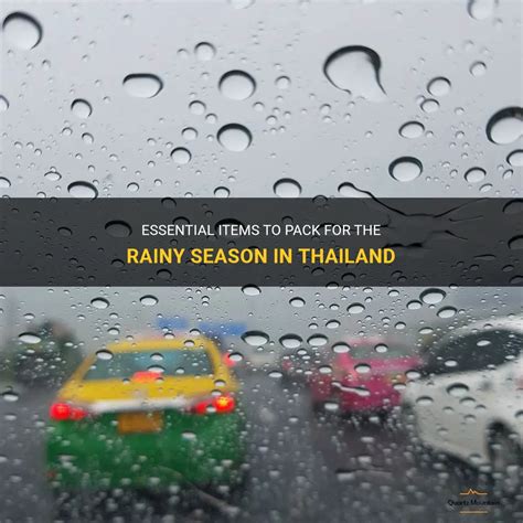 Essential Items To Pack For The Rainy Season In Thailand Quartzmountain