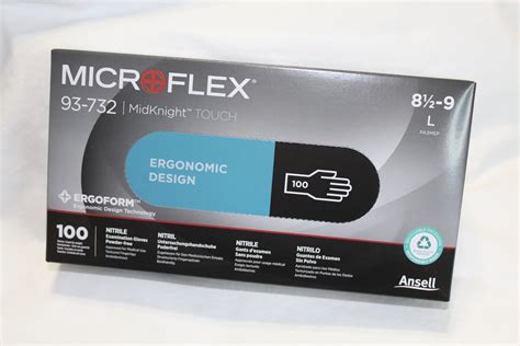 Microflex® Midknight™ Touch Nitrile Gloves Large Eaton Medical