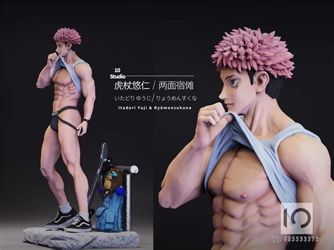 Anime Jujutsu Kaisen Ryomen Sukuna Itadori Yuji Pvc Figure Statue Model